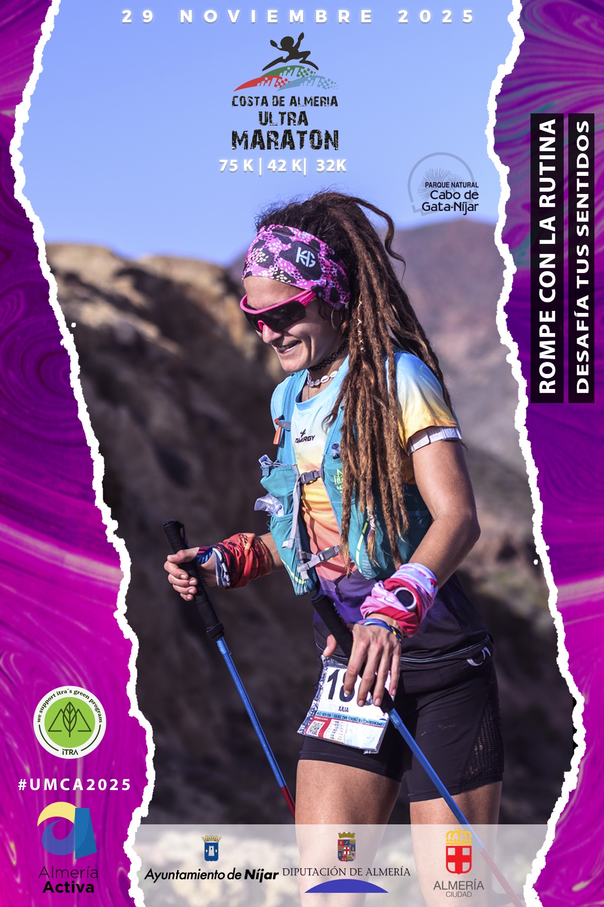 Almería Activa. Eventos de interés turístico deportivo. Ultra Maratón Costa de Almería 29-11-25